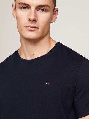 blue th original pyjama mit t-shirt und shorts für herren - tommy hilfiger