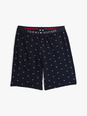 multi pyjama aus t-shirt und shorts mit print für herren - tommy hilfiger