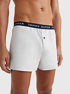 Save 39% Tommy Hilfiger Cotton Flag Waistband Trunks in White for Men Mens Clothing Underwear Boxers 