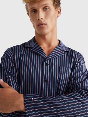 Camicia da uomo in raso di seta con maniche lunghe, camicie