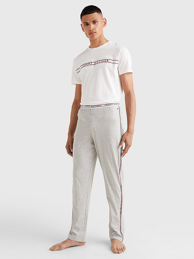 Pantaloni del pigiama con nastro iconico Tommy Hilfiger Uomo Abbigliamento Abbigliamento per la notte Pigiami 