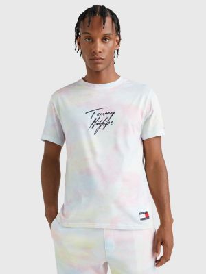 Tommy 85 Pastel Signature Logo T-Shirt | BEIGE | Tommy Hilfiger