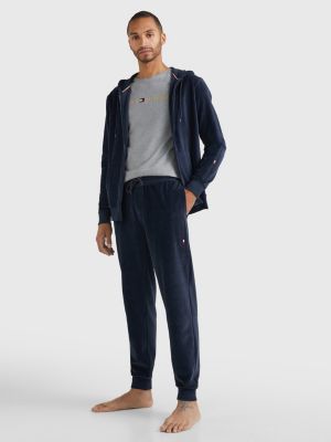 Icons Relaxed Fit Velour Lounge Joggers BLUE Tommy Hilfiger