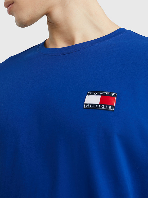 walk Microprocessor east Tommy 85 Logo Relaxed Fit T-Shirt | BLUE | Tommy Hilfiger