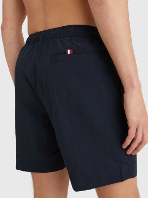 Hilfiger Flag Long Length Swim Shorts BLUE Tommy Hilfiger