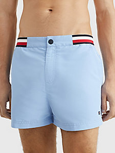 blue signature tape chino swim shorts for men tommy hilfiger