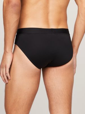 TOMMY HILFIGER - Men's logo swim briefs with colorblock detail