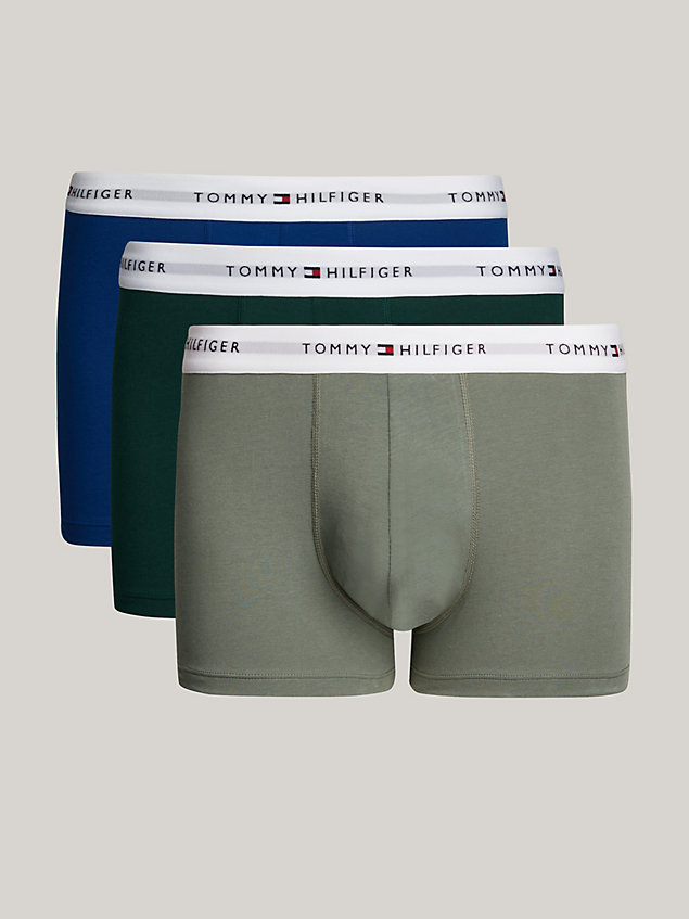 multi signature essential set van 3 boxershorts voor heren - tommy hilfiger