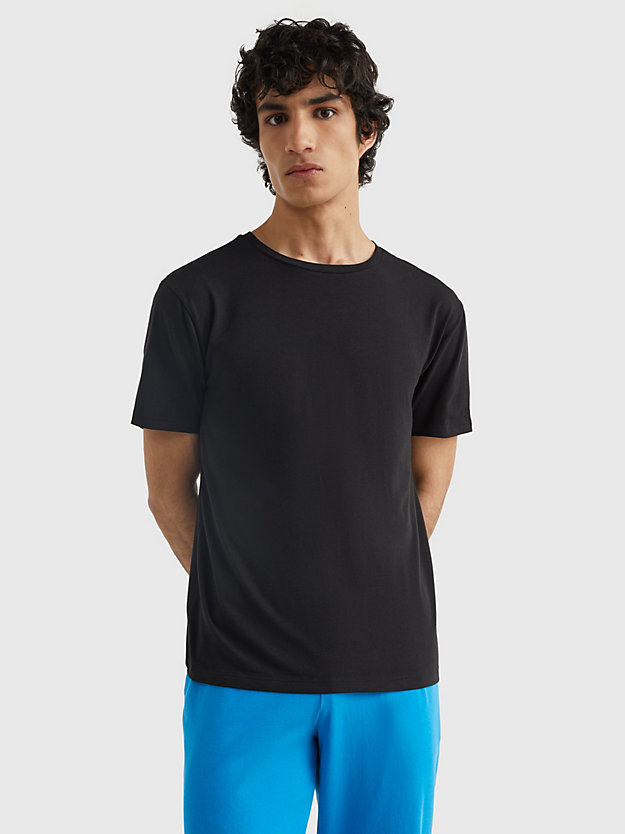 BLACK/BLACK 2-Pack Modal Blend Lounge T-Shirts for men TOMMY HILFIGER