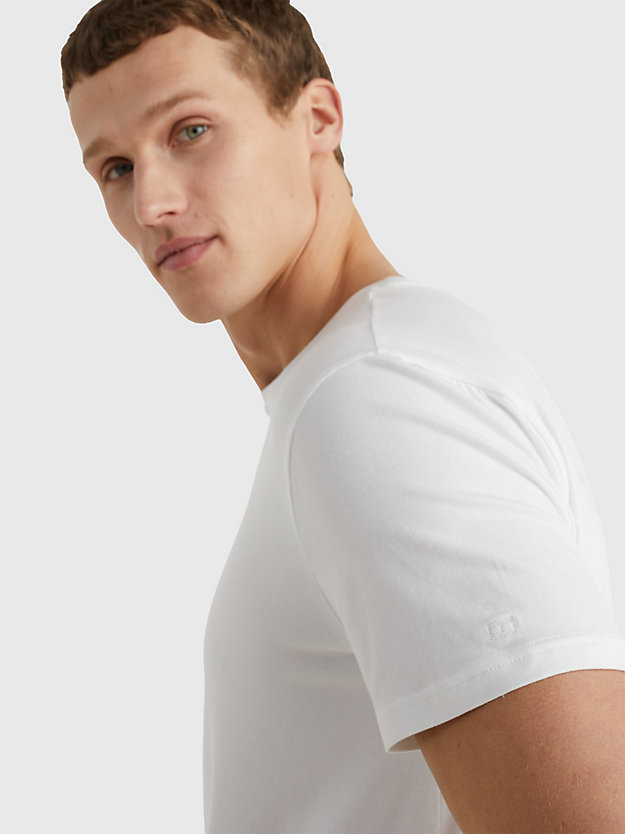 WHITE/WHITE 2-Pack Modal Blend Lounge T-Shirts for men TOMMY HILFIGER
