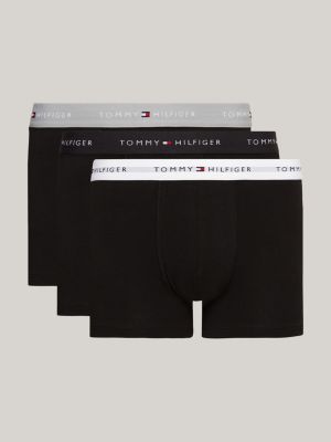 3-Pack Signature Essential Logo Waistband Trunks | Grey | Tommy Hilfiger