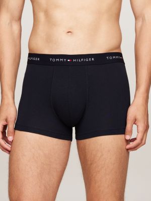 3 pack boxer aderenti con vita iconica arancione da uomini tommy hilfiger