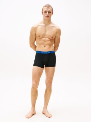 meerdere kleuren set van 3 colour-blocked boxershorts met logo voor heren - tommy hilfiger