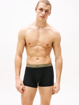 meerdere kleuren set van 3 colour-blocked boxershorts met logo voor heren - tommy hilfiger