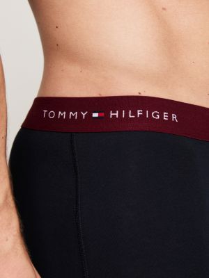 3 pack boxer aderenti con vita iconica rosa da uomini tommy hilfiger