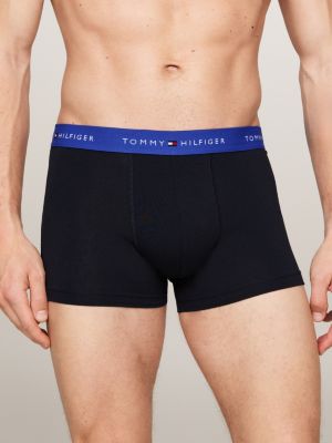 3 pack boxer aderenti con vita iconica rosa da uomini tommy hilfiger