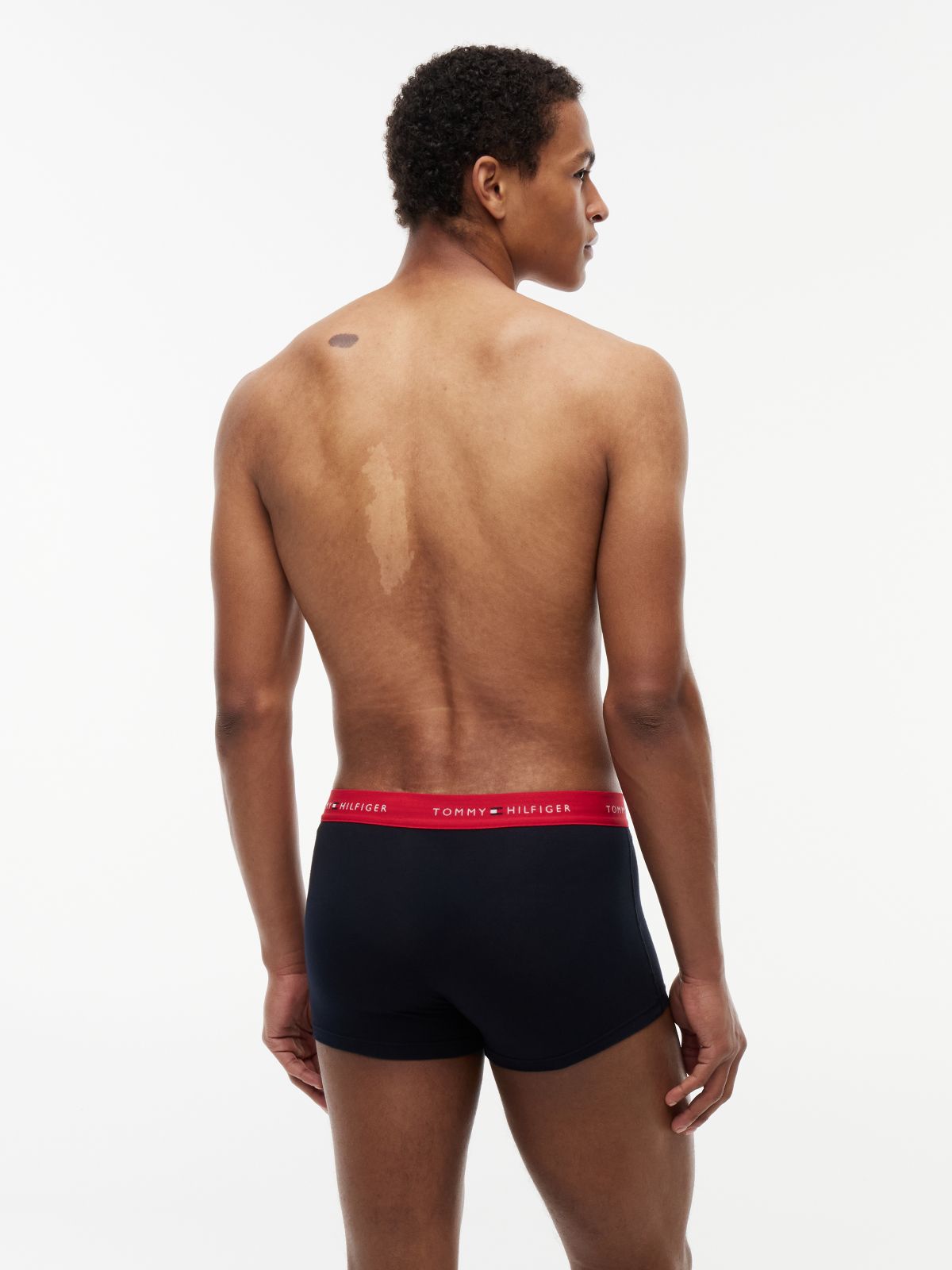 3-Pack Signature Repeat Logo Waistband Trunks — White