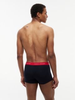 3-Pack Signature Repeat Logo Waistband Trunks — White 5
