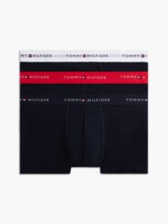 3-Pack Signature Repeat Logo Waistband Trunks — White 1