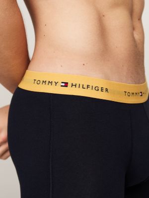 3 pack boxer aderenti con vita iconica rosso da uomini tommy hilfiger