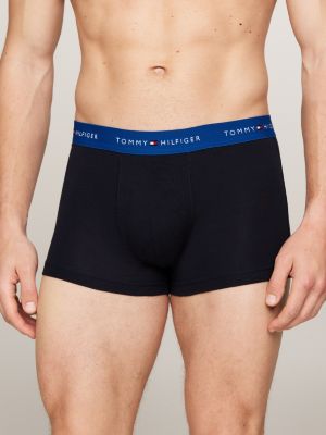 3 pack boxer aderenti con vita iconica rosso da uomini tommy hilfiger