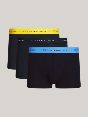 Three-pack of logo-waistband briefs in stretch cotton