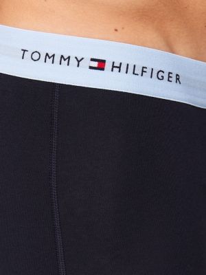 multi 3-pack signature repeat logo waistband trunks for men tommy hilfiger