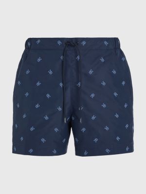 DESERT SKY Medium lange zwemshort met TH-monogram voor heren TOMMY HILFIGER