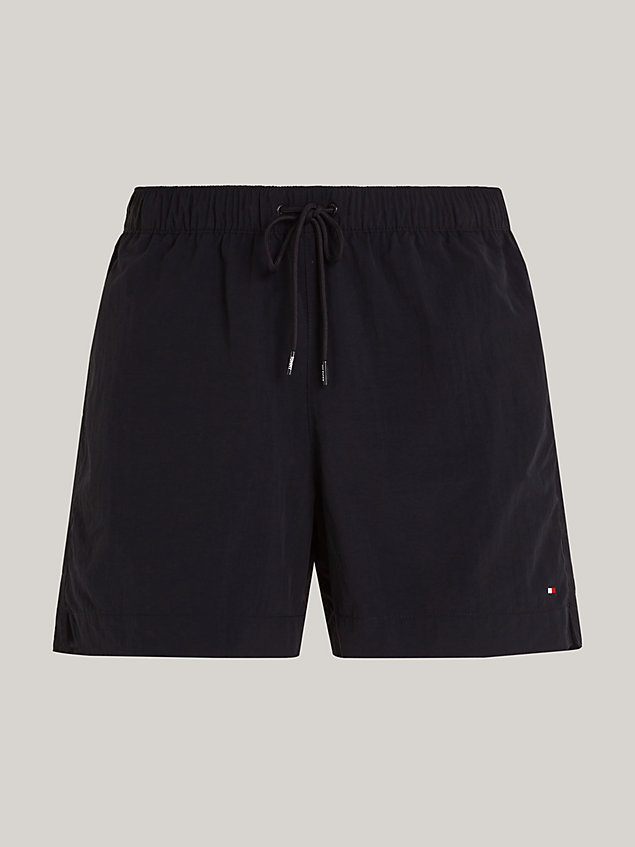 blue essential mid length swim shorts for men tommy hilfiger