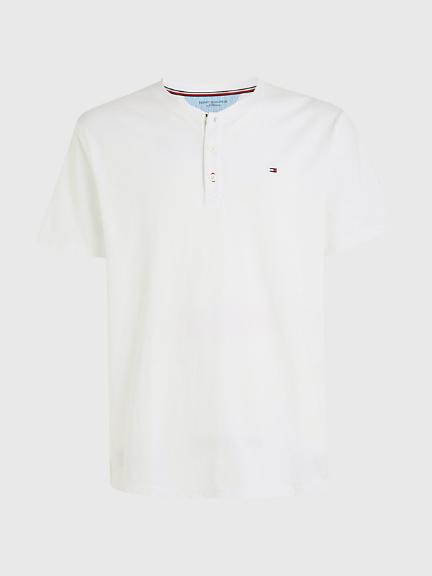 WHITE 1985 Collection Henley Lounge T-Shirt for men TOMMY HILFIGER