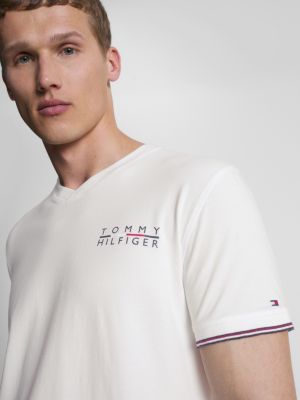 Grupo Lpoint® - Tshirt Tommy Hilfiger Signature Tape White