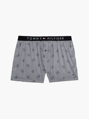 boxer shorts original con logo blu da uomini tommy hilfiger