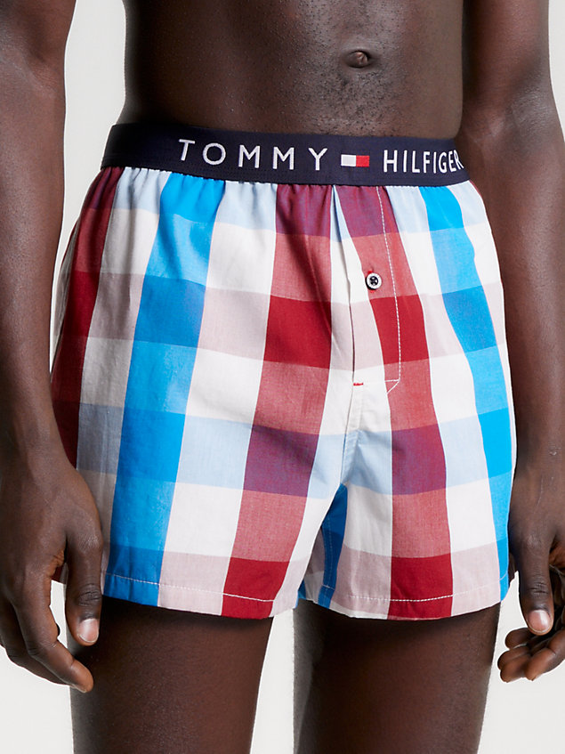 th original logo woven boxer shorts for men tommy hilfiger