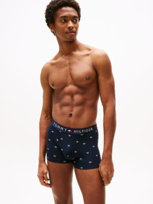 multi original boxershort met vlaggenprint voor heren - tommy hilfiger