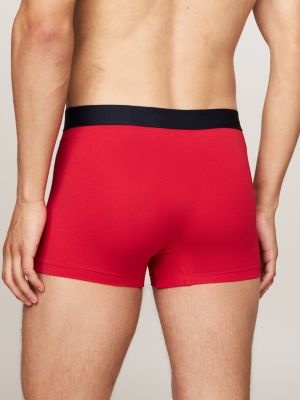 boxer aderenti original con logo rosso da uomini tommy hilfiger