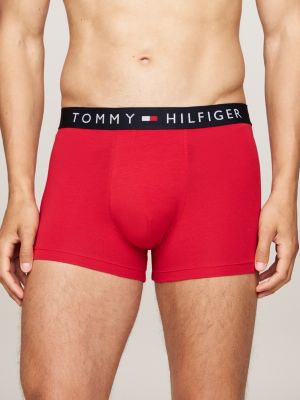 boxer aderenti original con logo red da uomini tommy hilfiger