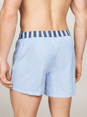 3-Pack TH Established Print Boxer Shorts, Blue