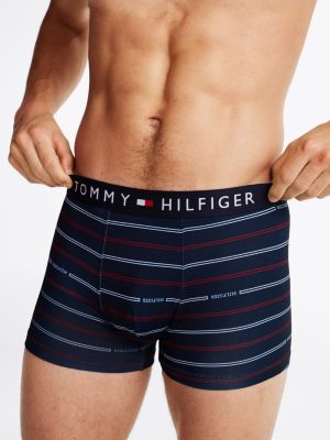 blue th original print logo waistband trunks for men tommy hilfiger