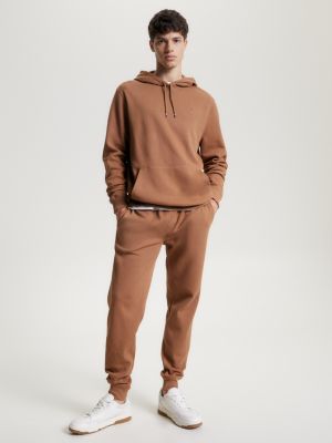 Pique Cuffed Lounge Joggers Brown Tommy Hilfiger