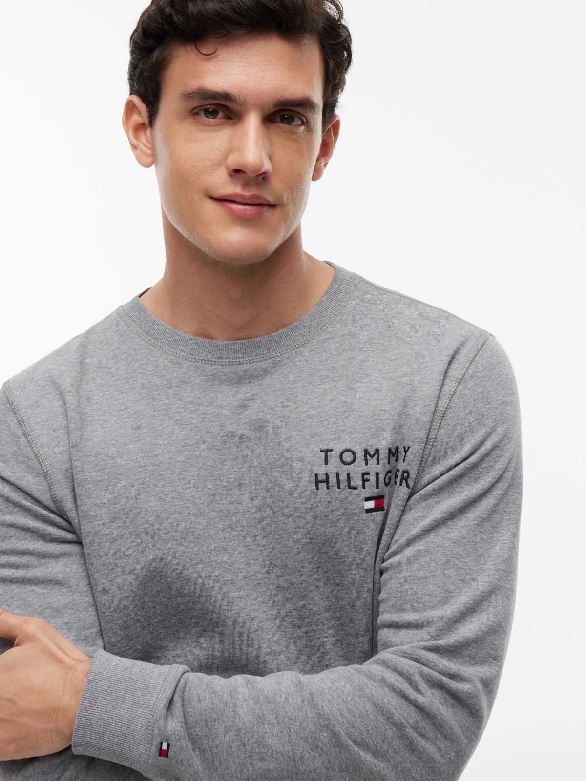 TH Original Logo Lounge Track Top — Grey