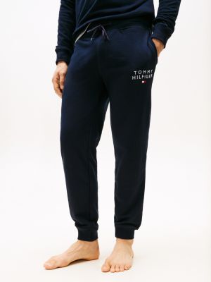 blau th original lounge-jogginghose mit logo für herren - tommy hilfiger