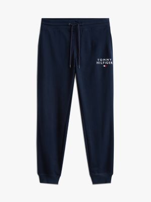 blue th original logo lounge joggers for men tommy hilfiger