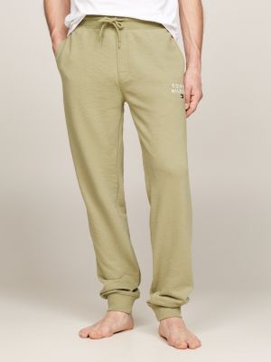 green th original lounge-jogginghose mit logo für herren - tommy hilfiger