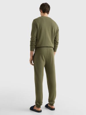 ARMY GREEN Cuffed Leg Joggers for men TOMMY HILFIGER