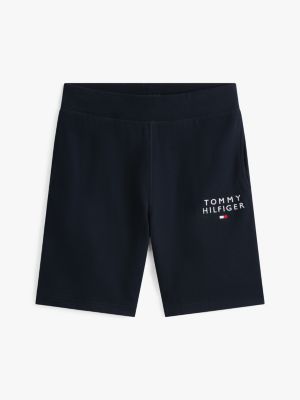 blue th original logo lounge shorts for men tommy hilfiger