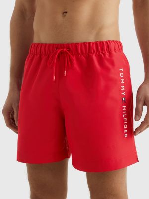 Original Recycled Mid Length Swim Shorts | RED | Tommy Hilfiger