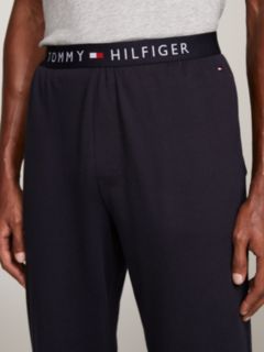 Logo Waistband Trousers — Blue 3