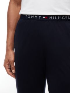 Logo Waistband Trousers — Blue 4