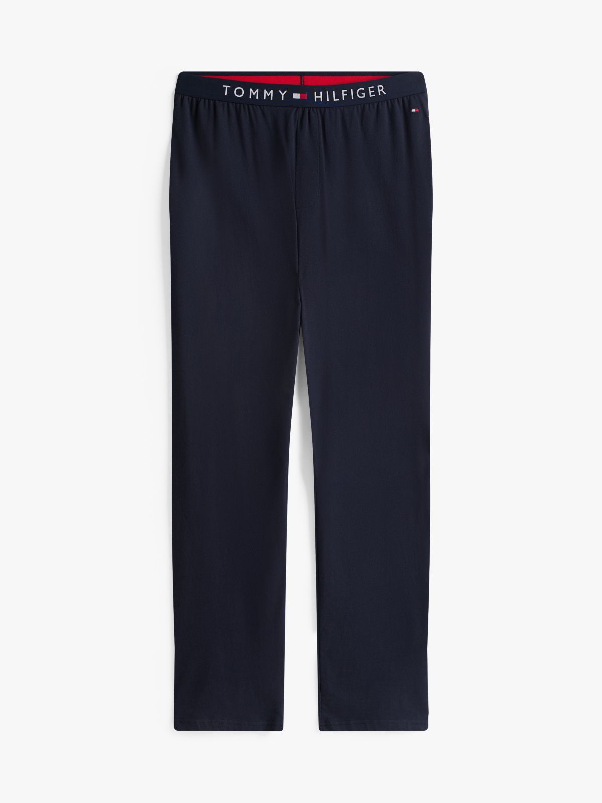 Logo Waistband Trousers — Blue