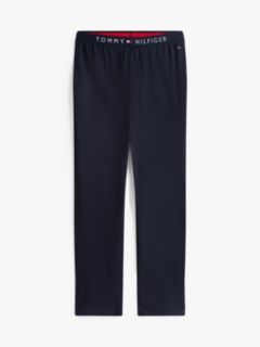 Logo Waistband Trousers — Blue 6